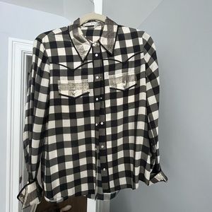 Alice and Olivia Western shirt